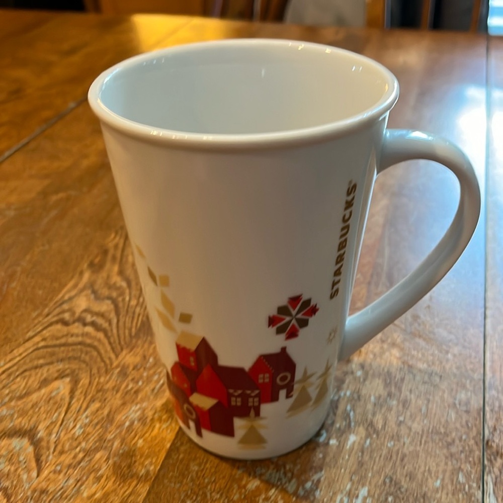 Starbucks 22 fluid ounce mug Nordic Village houses
